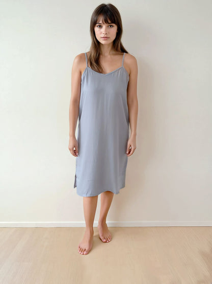 Women Spaghetti - 100% Natural Satin Sleepwear (0% Polyester) - Myabi