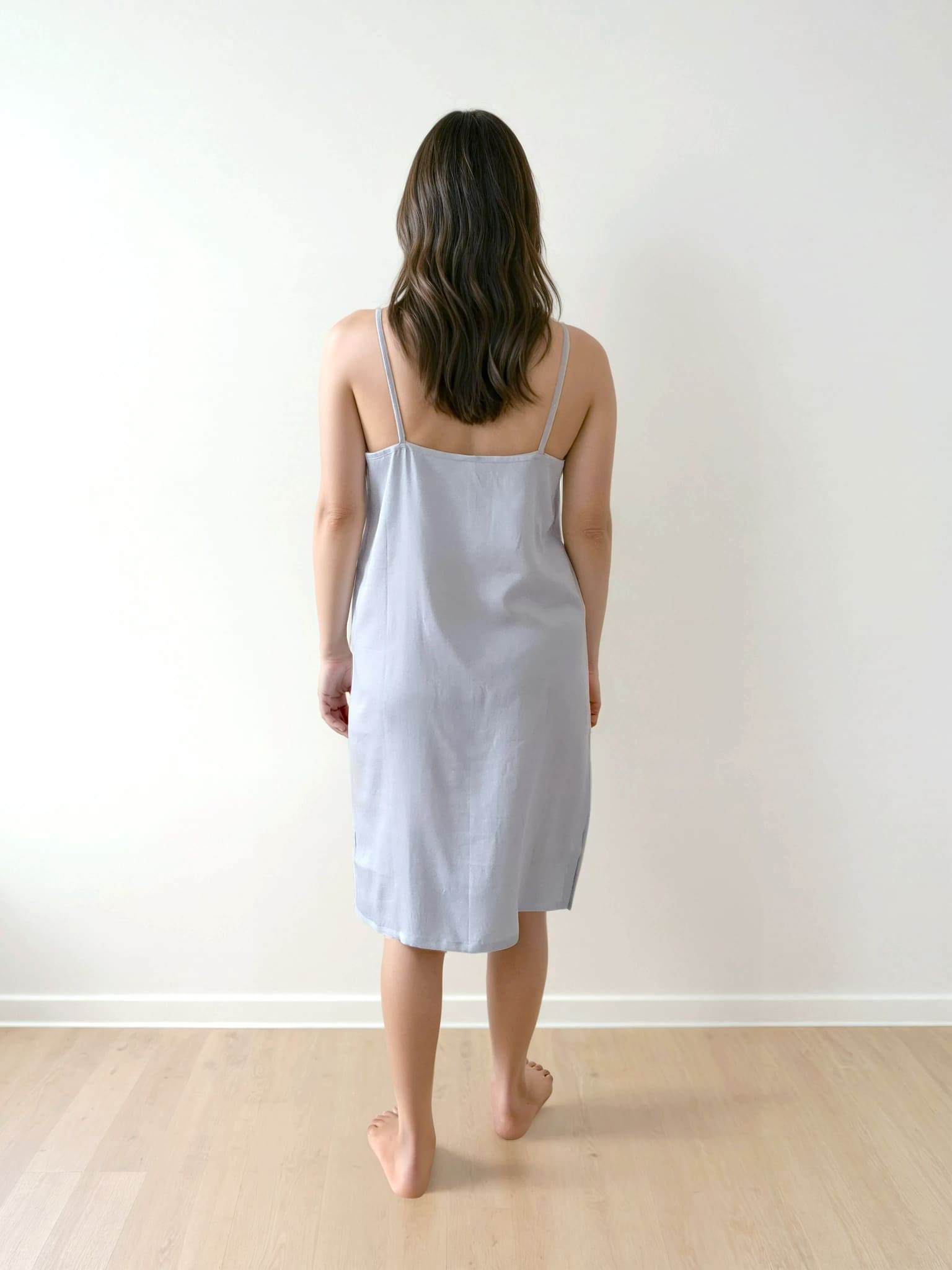 Women Spaghetti - 100% Natural Satin Sleepwear (0% Polyester) - Myabi