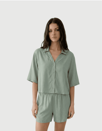 Crop Shirt & Shorts - myabi