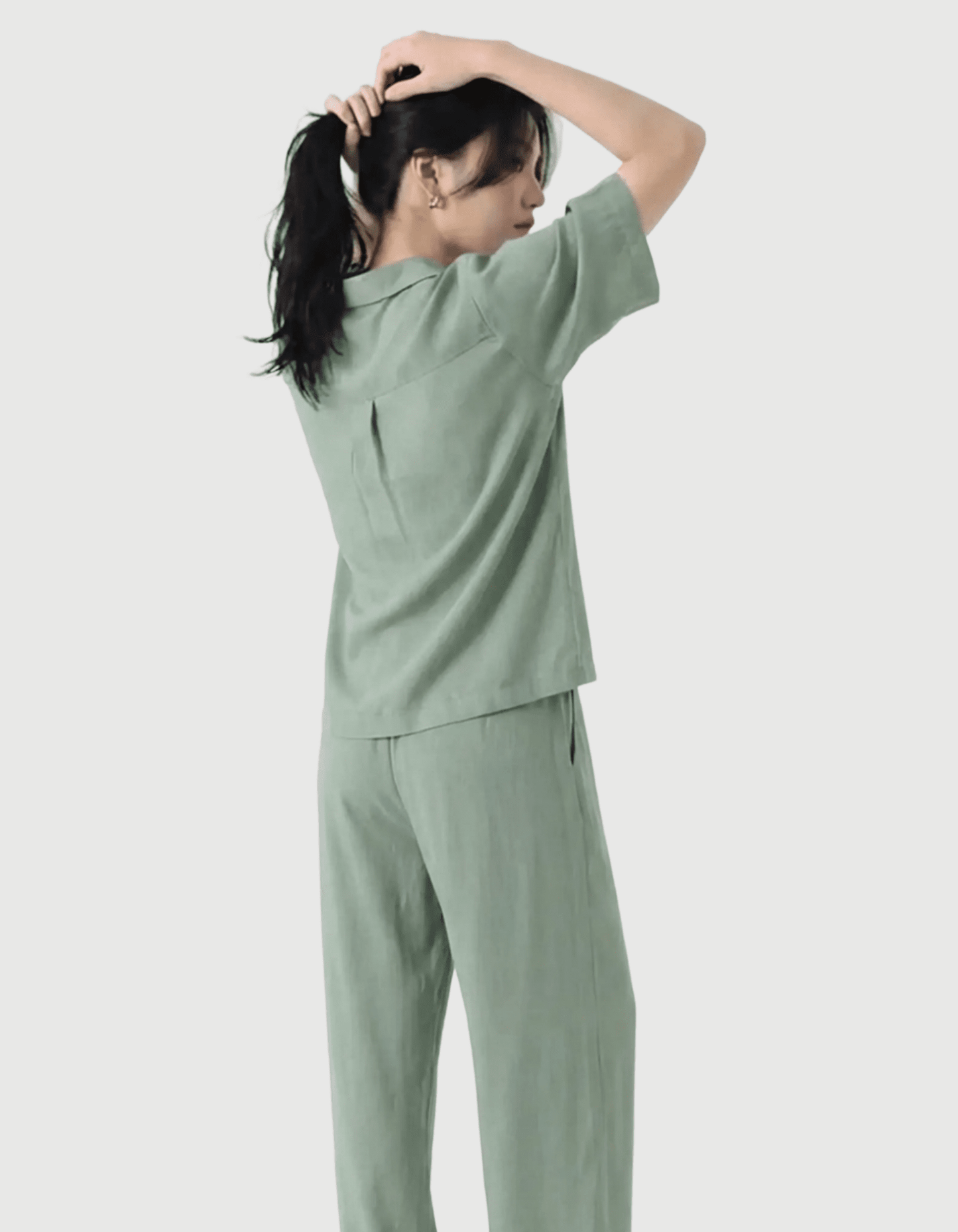 Crop Shirt & Pajama - myabi