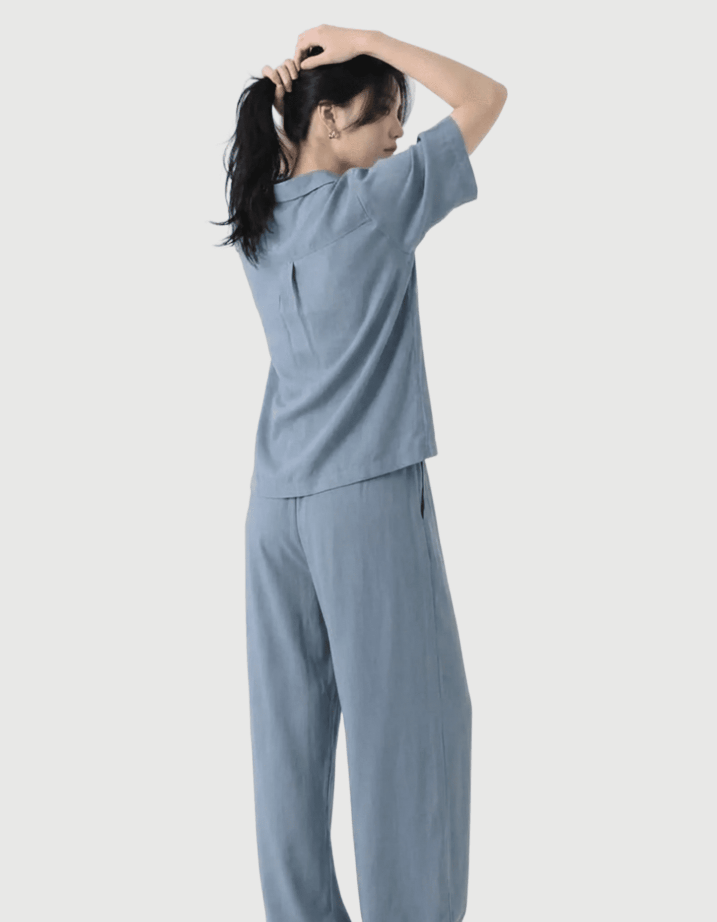 Crop Shirt & Pajama - myabi