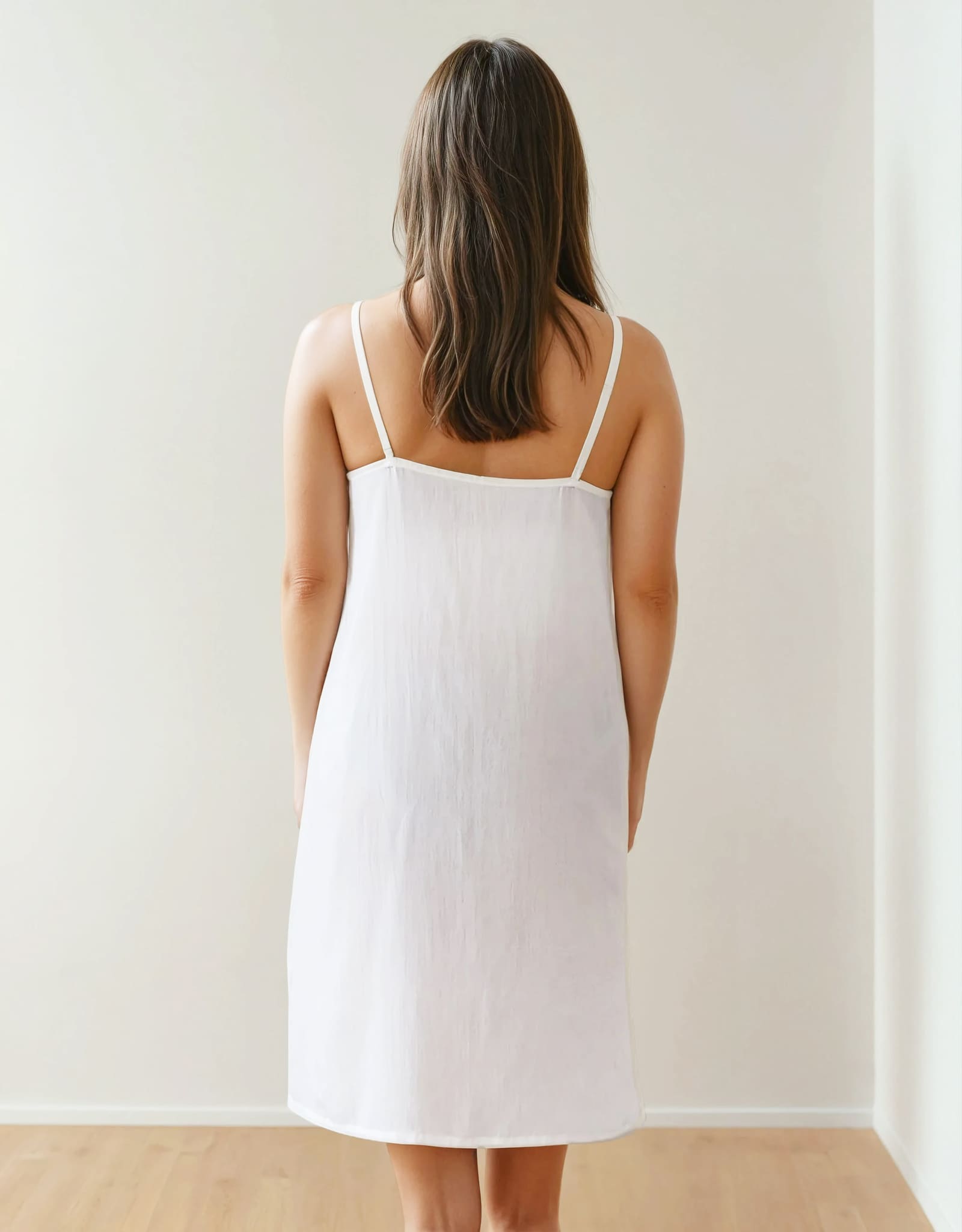 Women Spaghetti - 100% Natural Satin Sleepwear (0% Polyester) - Myabi